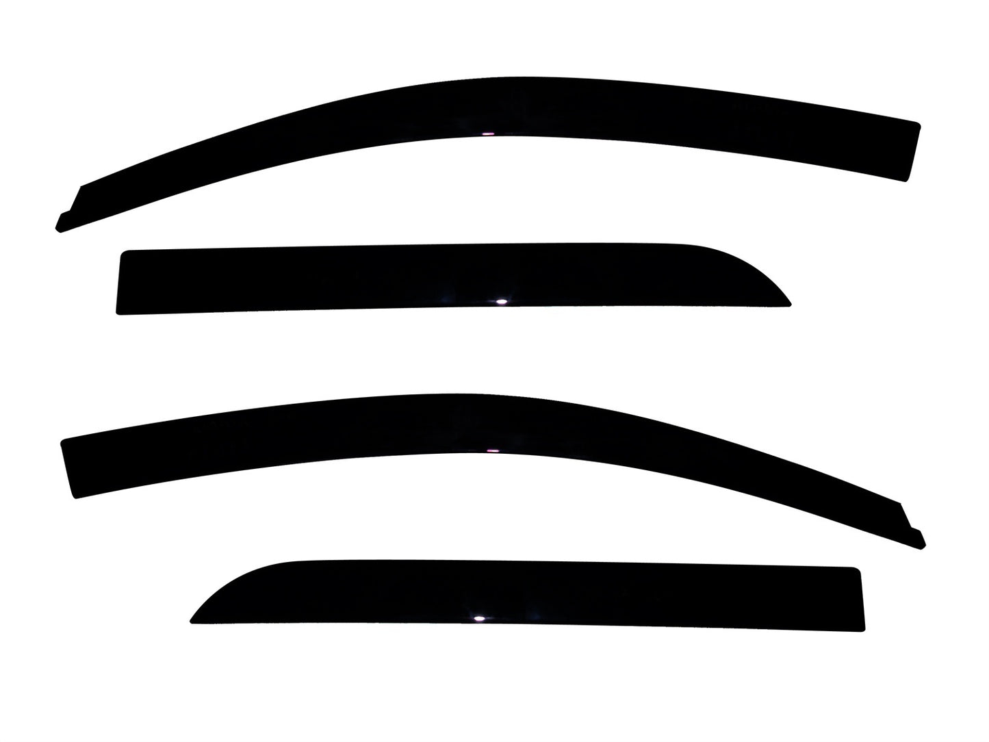 Auto Ventshade 894019 Low Profile Dark Smoke Ventvisor Side Window Deflector 4-Piece Set For 2007-2018 GMC Acadia