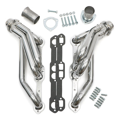 Hedman Hedders HTC COATED ENGINE SWAP HEADERS; 1-1/2 IN. TUBE DIA.; 2-1/2 IN. COLL.; D-PORT HEADS; SHORTY DESIGN 66539