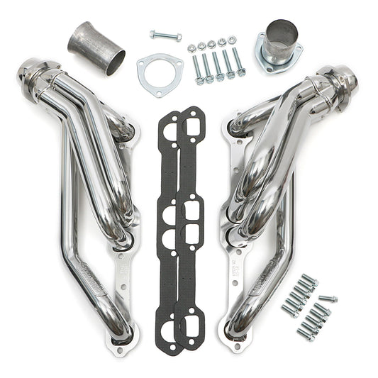 Hedman Hedders HTC COATED ENGINE SWAP HEADERS; 1-1/2 IN. TUBE DIA.; 2-1/2 IN. COLL.; D-PORT HEADS; SHORTY DESIGN 66539