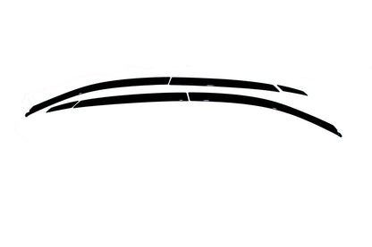 Auto Ventshade 896001 Low Profile Dark Smoke Ventvisor Side Window Deflector 6-Piece Set For 2003-2008 Infiniti FX35