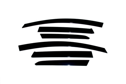 Auto Ventshade 896004 Low Profile Dark Smoke Ventvisor Side Window Deflector 6-Piece Set For 2008-2011 Subaru Impreza