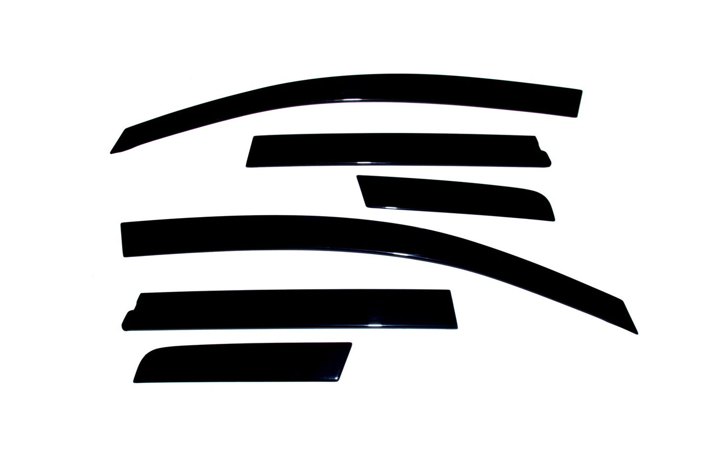 Auto Ventshade 896011 Low Profile Dark Smoke Ventvisor Side Window Deflector 6-Piece Set For 20-23 Lincoln Corsair