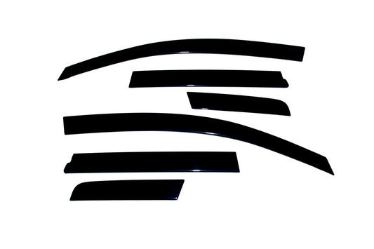 Auto Ventshade 896011 Low Profile Dark Smoke Ventvisor Side Window Deflector 6-Piece Set For 20-23 Lincoln Corsair