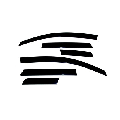 Auto Ventshade 896081 Low Profile Dark Smoke Ventvisor Side Window Deflector 6-Piece Set For 19-23 Chevrolet Blazer