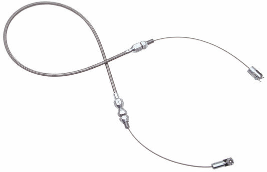 Trans-Dapt Performance Braided Stainless Steel Kickdown Cable- Sb Chevy With Th350 8989