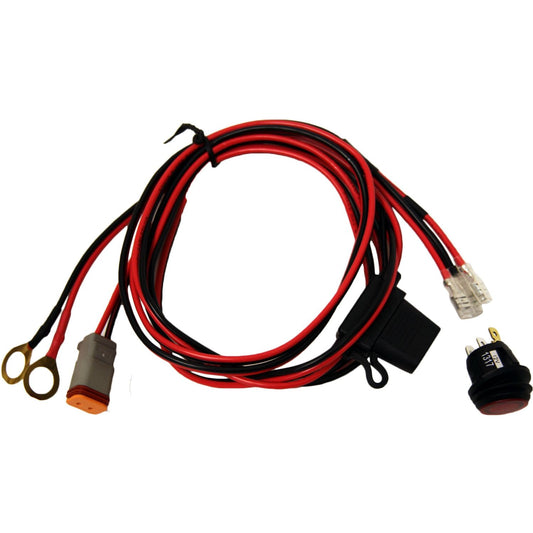 RIGID Industries Wire Harness Fits 4-6 Inch E-Series 6-10Inch SR-Series Single Unit Pods 40199