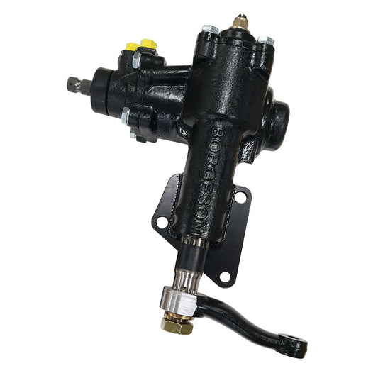 Borgeson - Power Steering Box - P/N: 800131 - Power Steering Conversion Box 49-51 Mercury Full-Size Cars includes pitman arm to connect to stock steering linkage.