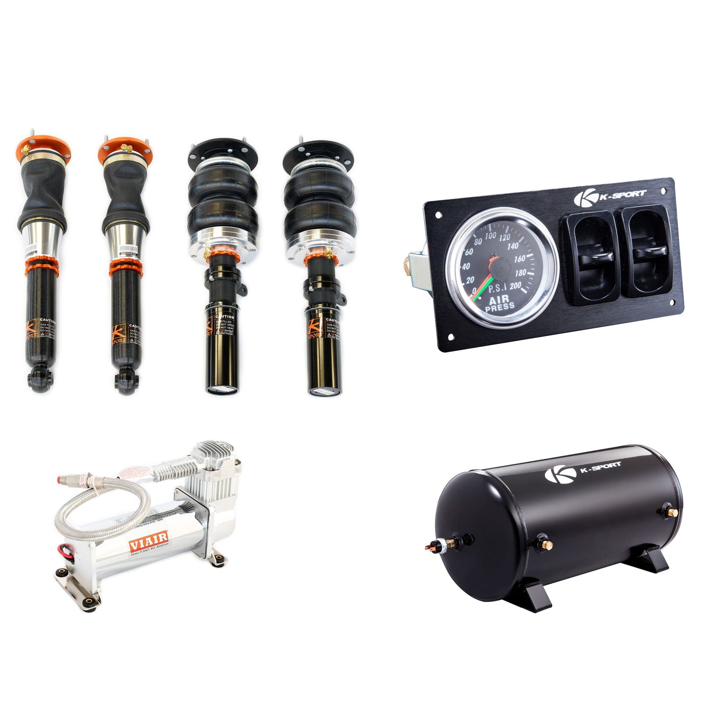 Ksport Airtech Basic Air Suspension Full System - CIN041-ABA
