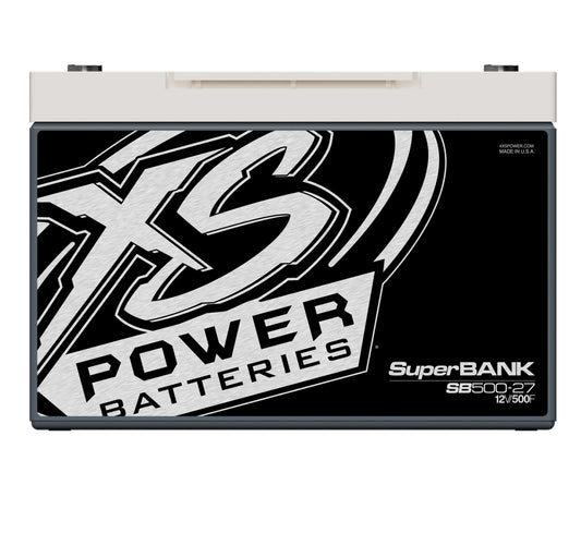 XS Power Batteries 12V Super Bank Capacitor Modules - M6 Terminal Bolts Included 10000 Max Amps SB500-27