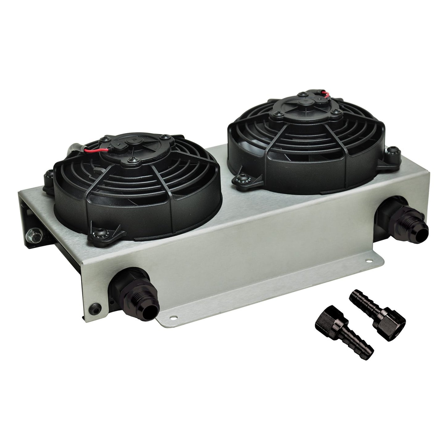 Derale 19 Row Hyper-Cool Dual Cool Remote Fluid Cooler, -10AN 15845