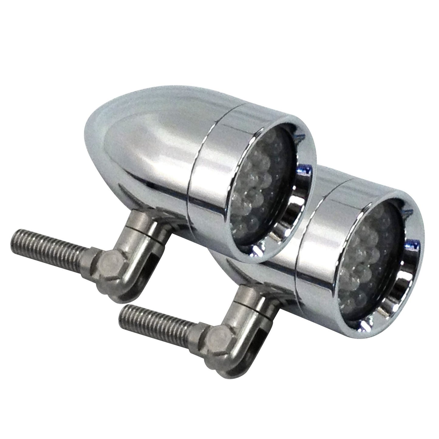 Lazer Star Lights AMBER LED MICRO B POLISHED PIVOT MOUNT LSK3101A