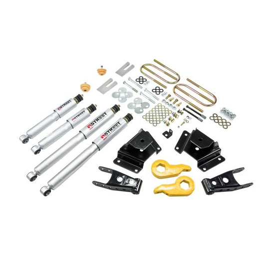 BELLTECH 937SP LOWERING KITS Front And Rear Complete Kit W/ Street Performance Shocks 1997-2003 Ford F150 ((All Cabs) 4WD) 1 in. or 3 in. F/3 in. R drop W/ Street Performance Shocks