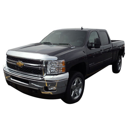 Auto Ventshade 680102 Chrome Hood Shield For 2011-2014 Silverado 2500HD/3500HD