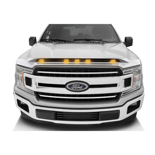 Auto Ventshade 753096-Z1 Aeroskin LightShield Color Hood Protector Oxford White For 2017-2020 Ford F-150 (Excl Raptor Model)