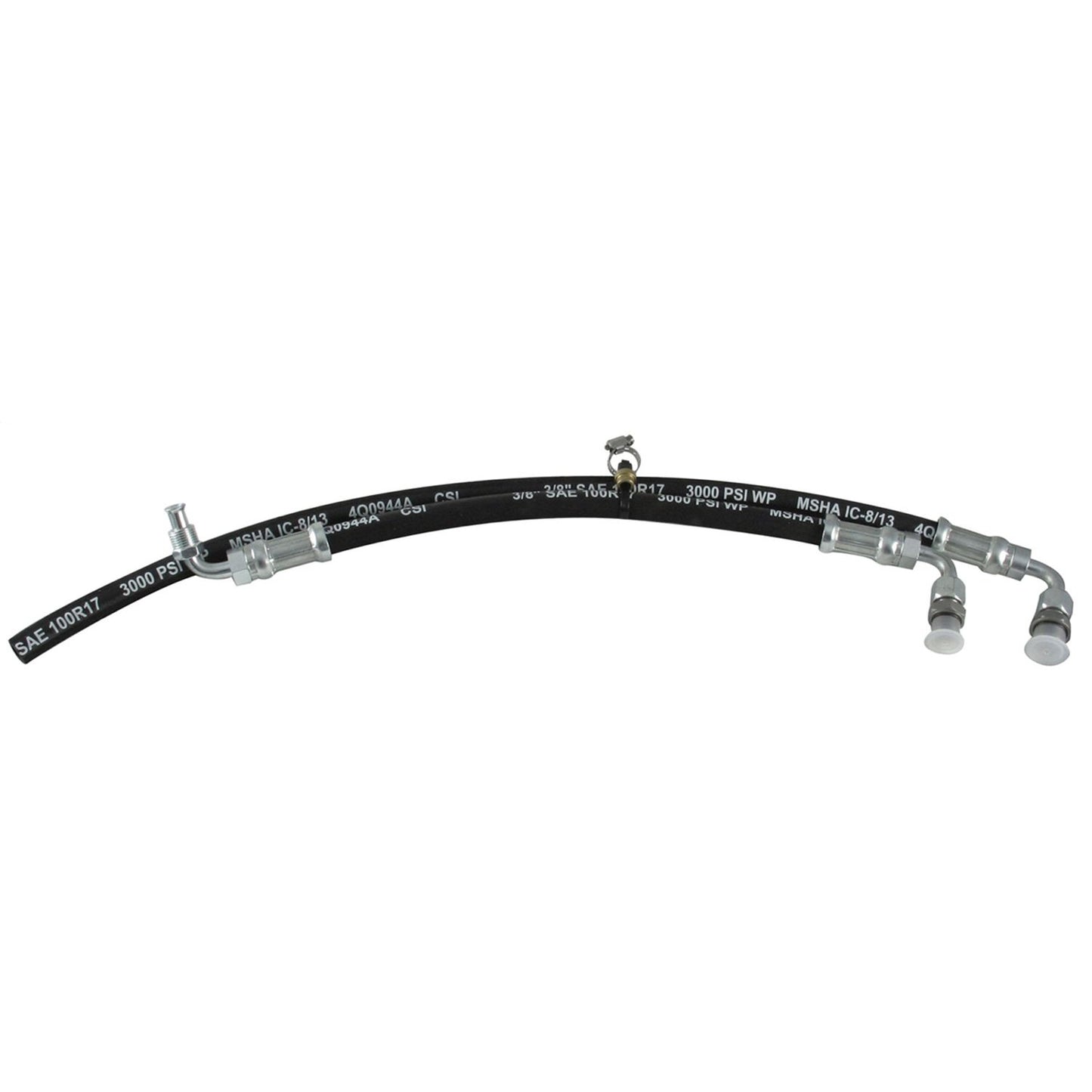 Borgeson - Power Steering Hose Kit - P/N: 925112 - 2 Piece OEM style rubber power steering hose kit. Connects GM power steering pump to Borgeson Bronco power conversion box.