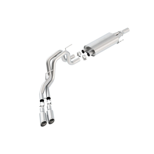 Borla 2010-2014 Ford F-150 SVT Raptor/ F-150 Harley Davidson Cat-Back Exhaust System S-Type 140383