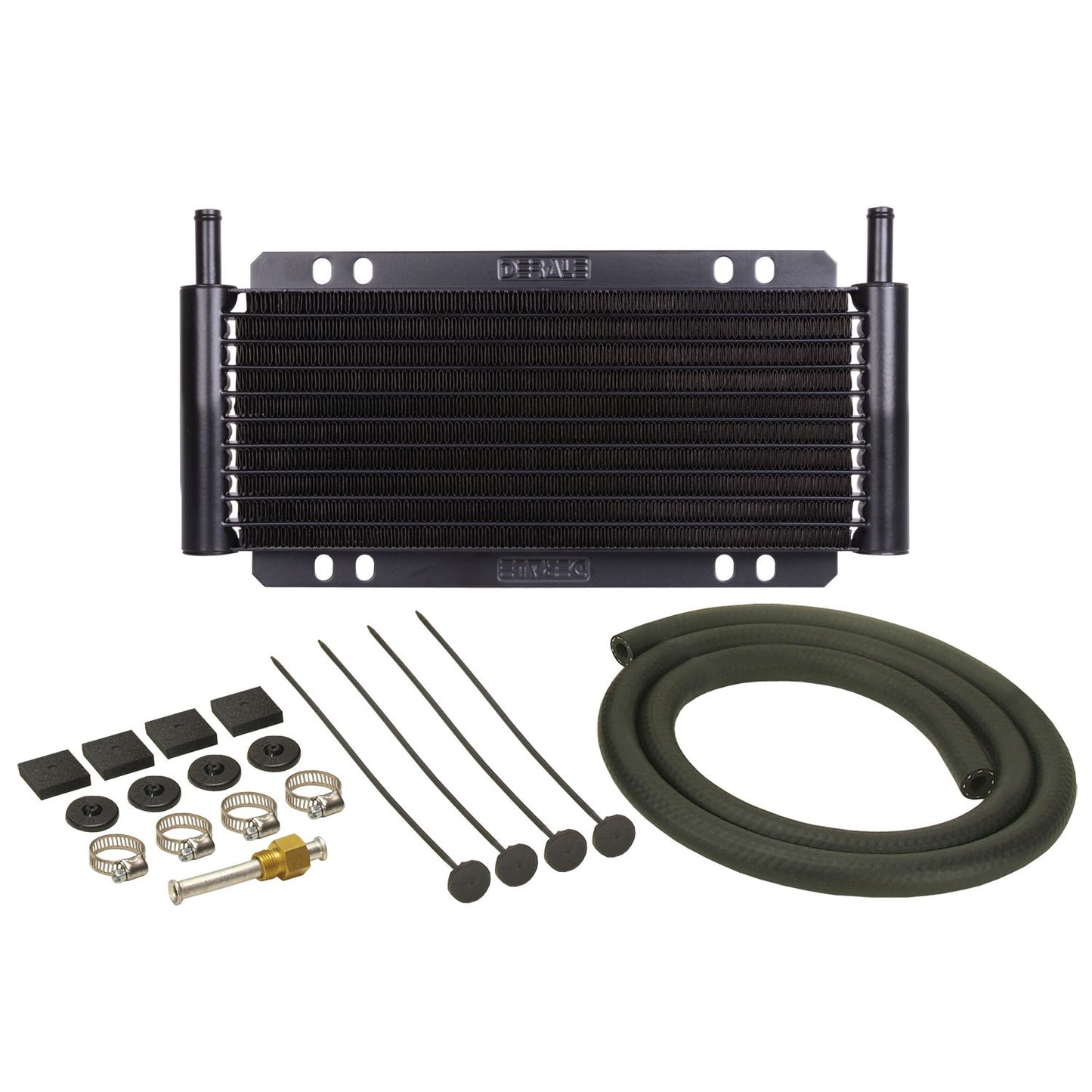 Derale 9 Row Series 8000 Plate & Fin Transmission Cooler Kit, 11/32" 13501