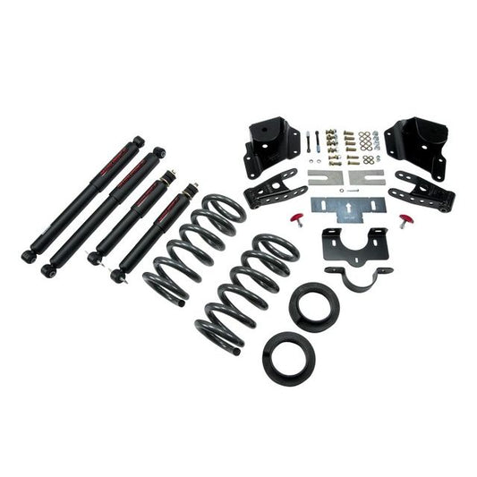 BELLTECH 950ND LOWERING KITS Front And Rear Complete Kit W/ Nitro Drop 2 Shocks 1999-2006 Chevrolet Silverado/Sierra (Ext Cab) 2 in. or 3 in. F/3 in. R drop W/ Nitro Drop II Shocks