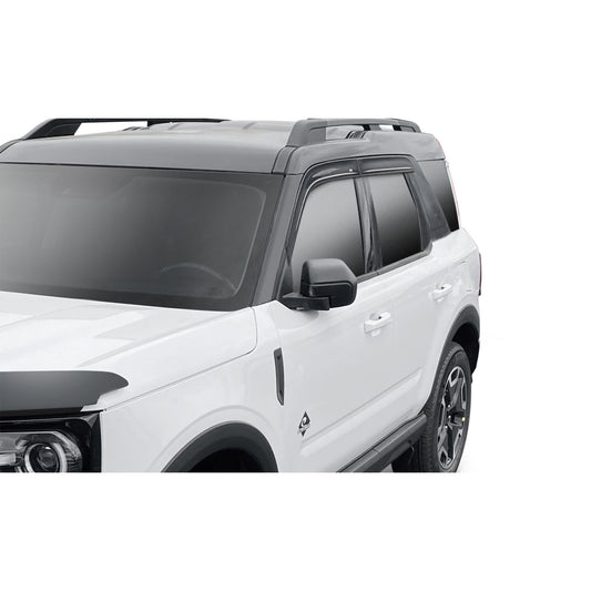 Auto Ventshade 894085 Low Profile Dark Smoke Ventvisor Side Window Deflector 4-Piece Set For 21-23 Ford Bronco Sport