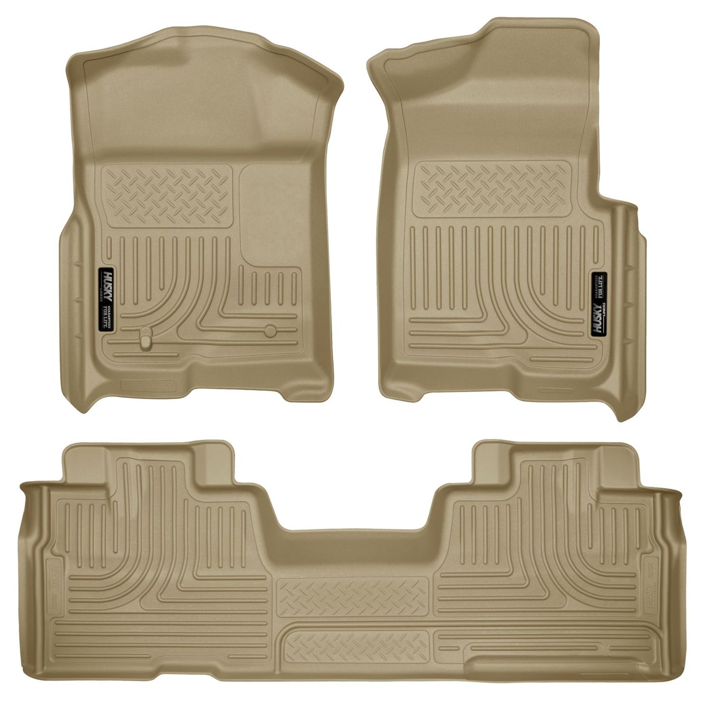 Husky Liners Front & 2nd Seat Floor Liners (Footwell Coverage) 98343
