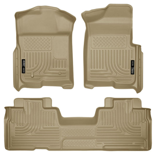 Husky Liners Front & 2nd Seat Floor Liners (Footwell Coverage) 98343