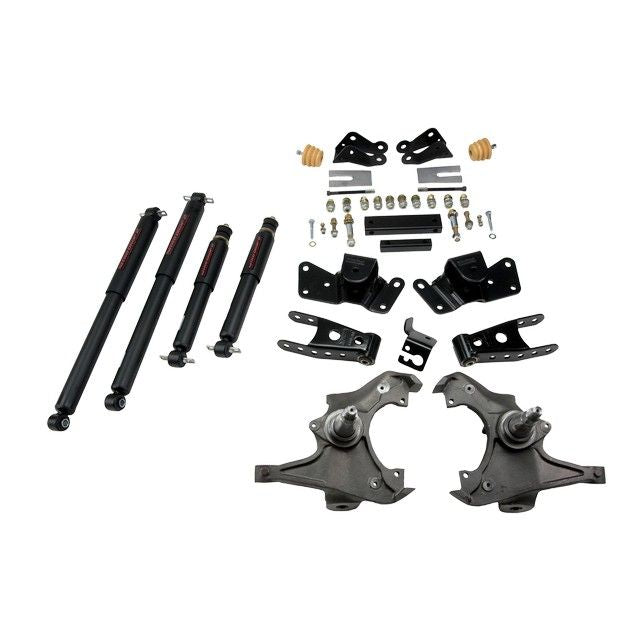 BELLTECH 716ND LOWERING KITS Front And Rear Complete Kit W/ Nitro Drop 2 Shocks 1997-2000 Chevrolet Silverado/Sierra 3/4 Ton & 1 Ton (Crew Cab/Dually) 3 in. F/4 in. R drop W/ Nitro Drop II Shocks