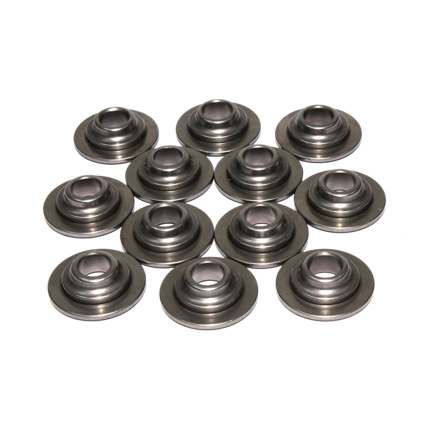 COMP Cams 10 Degree Tool Steel Retainer Set of 12 for All Valves w/ 26056 Springs COMP-1756-12