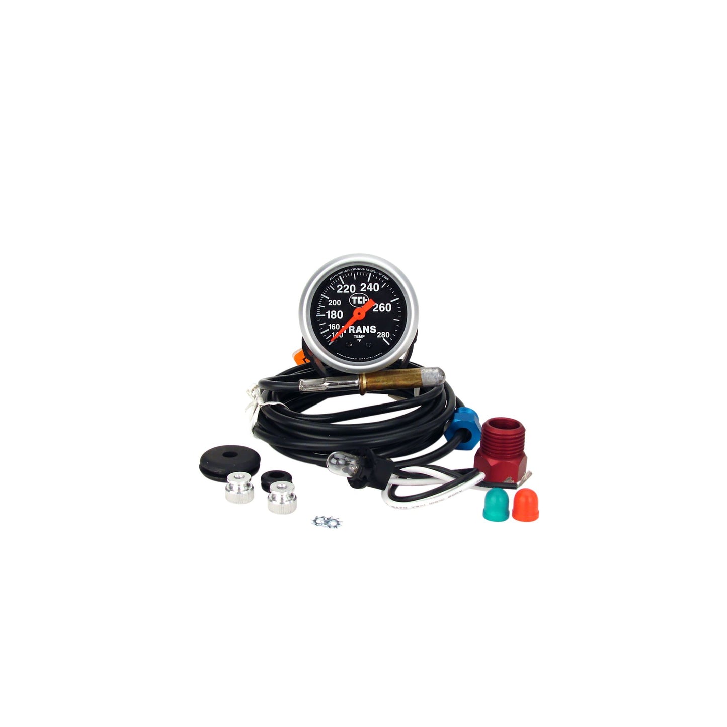 TCI Black 2 1/16 Transmission Temperature Gauge 801002