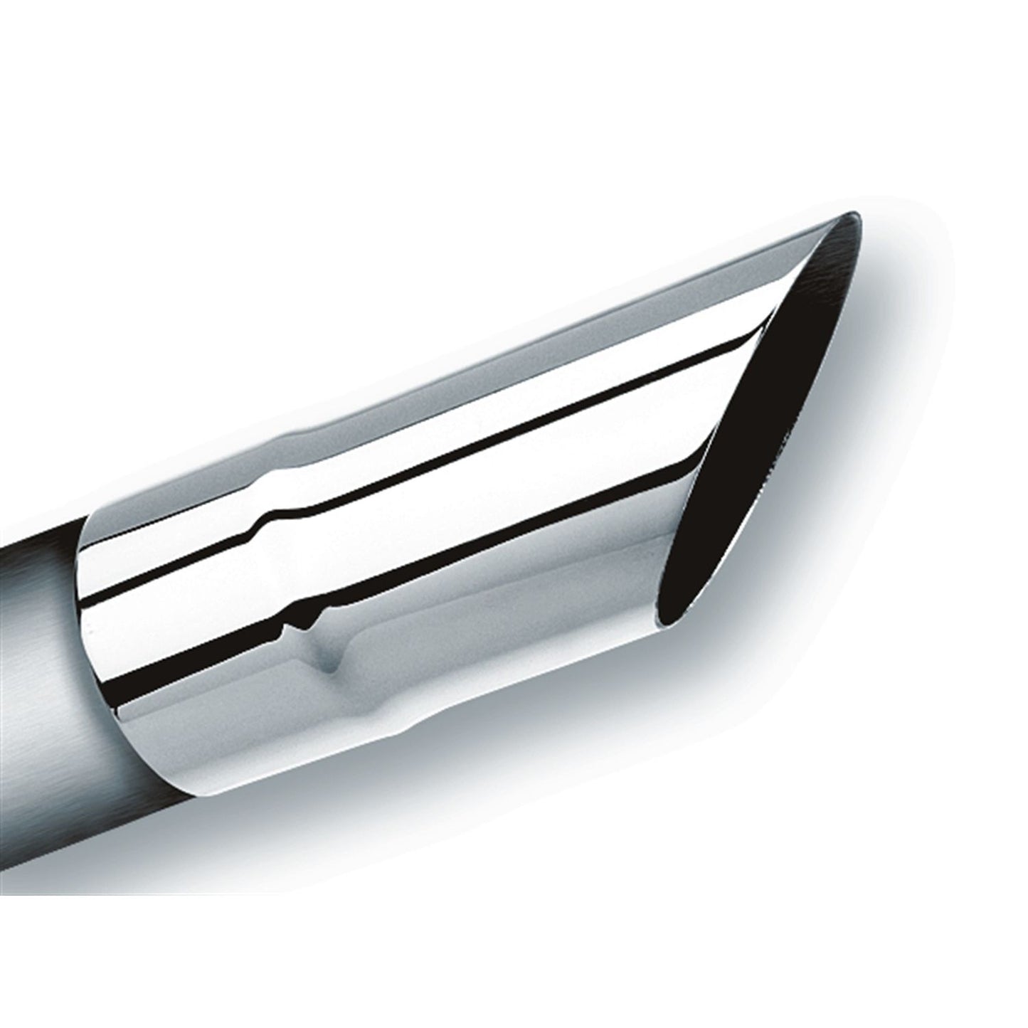 Borla Tip 2.25in Inlet/ 2.25in Outlet Single Round Angle-Cut 20106