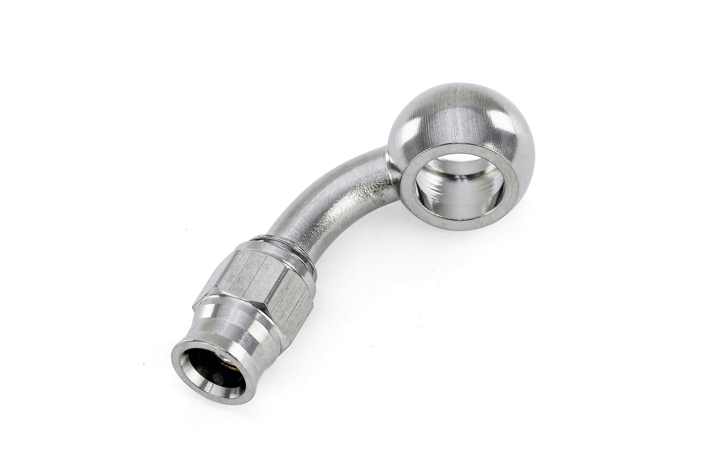 HPS Performance Reusable Hose End Fitting With 10mm Banjo For Reinforced PTFE Hose 350-7503SSB