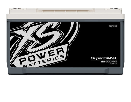 XS Power Batteries 12V Super Bank Capacitor Modules - M6 Terminal Bolts Included 10000 Max Amps SB500-65