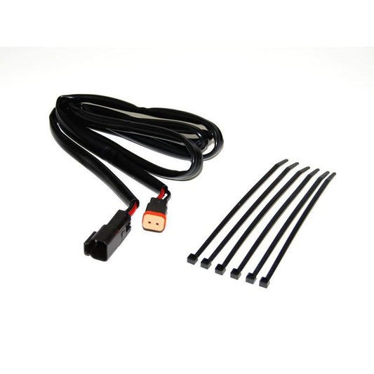 KC HiLiTES 48 inch Plug-In Wiring Extension - 2-Pin Deutsch Connector 6317