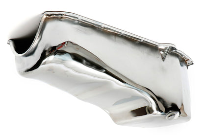 Trans-Dapt Performance Chrome Oem-Style Oil Pan- 1955-79 Chevy 283-400; 4 Qt. Capacity 9005