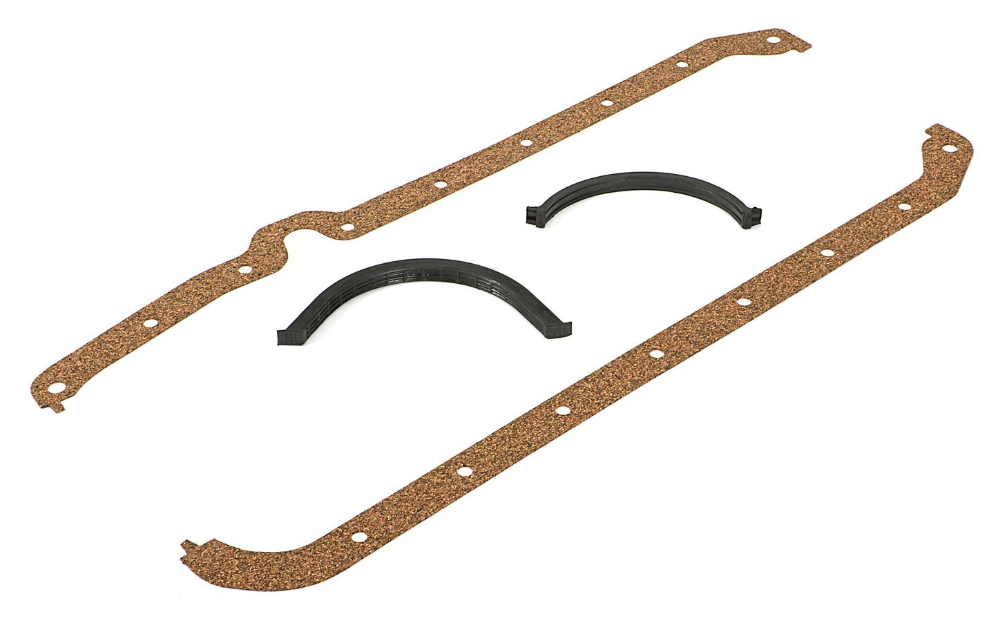 Trans-Dapt Performance 1975-79 Chevy 305-350 Oem Style Replacement Oil Pan Gasket- Cork Rails And Rubber End Seals 9013
