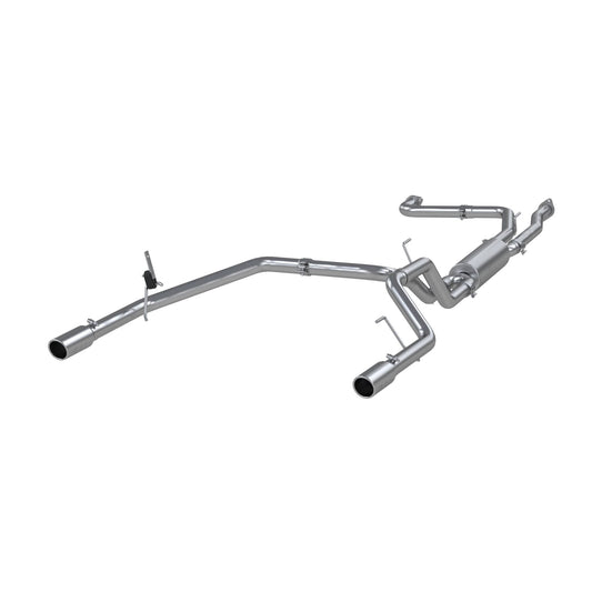 MBRP Exhaust 2 1/2in. Cat Back; Dual Split Rear; AL S5402AL