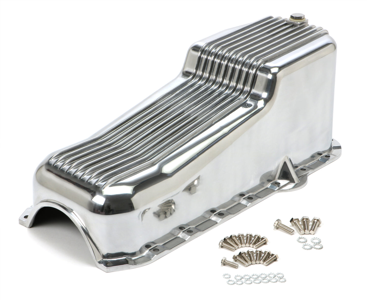 Trans-Dapt Performance Oil Pan Finned Aluminum Sbc 305-350 1980-85 9023
