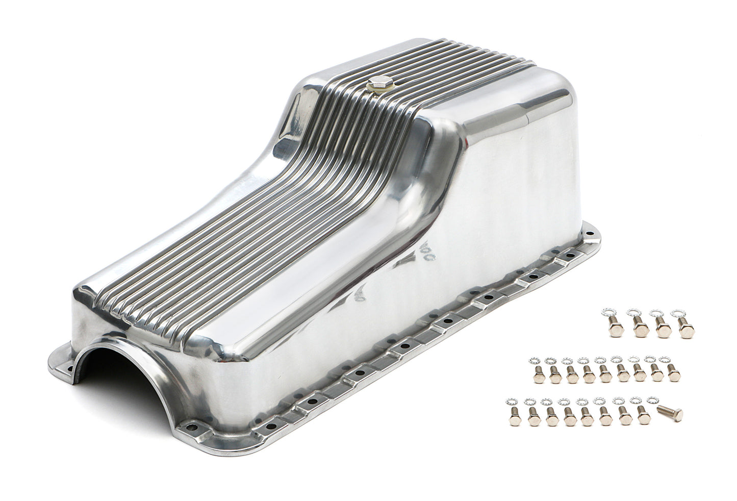 Trans-Dapt Performance Oil Pan Finned Aluminum Sb Ford 260-302 1962-82 9026