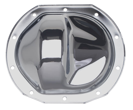 Trans-Dapt Performance Ford 7.5 In. (10 Bolt); (Also Mazda Applications) Complete Chrome Differential Cover Kit 9044