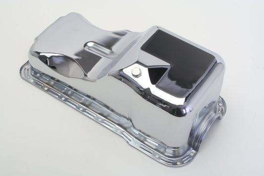 Trans-Dapt Performance Chrome Oem-Style Oil Pan- Ford 260-289-302W; Stock Capacity 9078