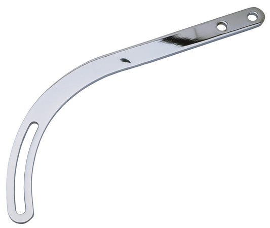 Trans-Dapt Performance Generator/Alternator Bracket; Universal; 1 In. Wide; 14 In. Long; 4 In. Adjusting Slot- Chrome 9079