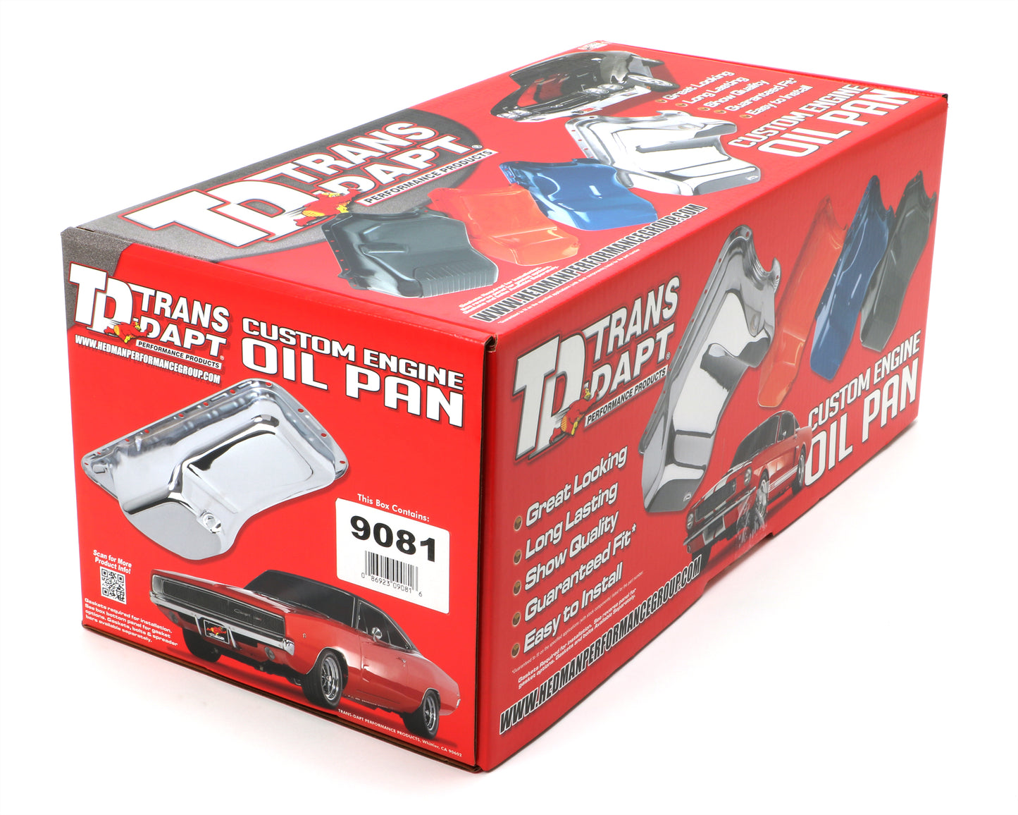 Trans-Dapt Performance Oil Pan Black Ford 351W 1988-97 Truck & Van 9081