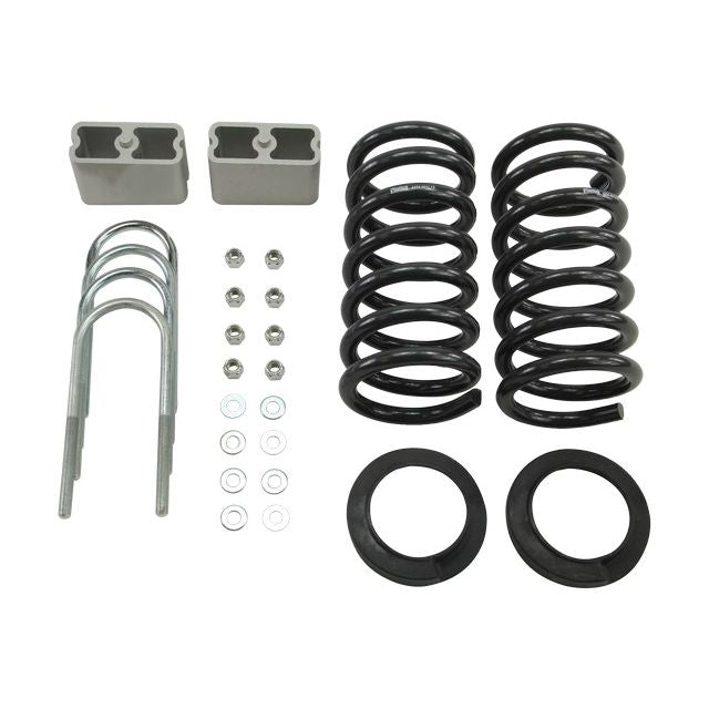 BELLTECH 618 LOWERING KITS Front And Rear Complete Kit W/O Shocks 1982-2004 Chevrolet S10/S15 Pickup 4&6 cyl. (Ext Cab) 2 in. or 3 in. F/3 in. R drop W/O Shocks