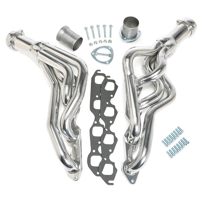 Hedman Hedders STANDARD-DUTY SILVER CERAMIC COATED HEADERS FOR 64-67 GM A-BODY; 1-3/4 IN. TUBE DIA; 3 IN. COLL; MID-LENGTH 68666