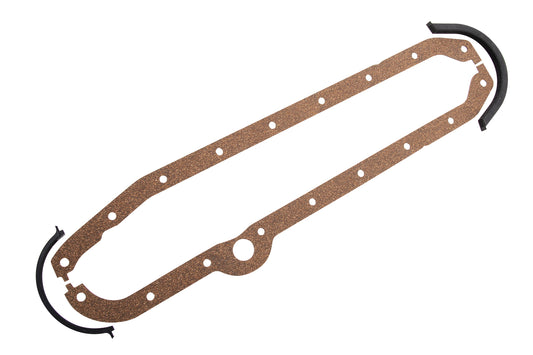 Trans-Dapt Performance 1980-85 Chevy 305-350 Oem Style Replacement Oil Pan Gasket- Cork Rails And Rubber End Seals 9164