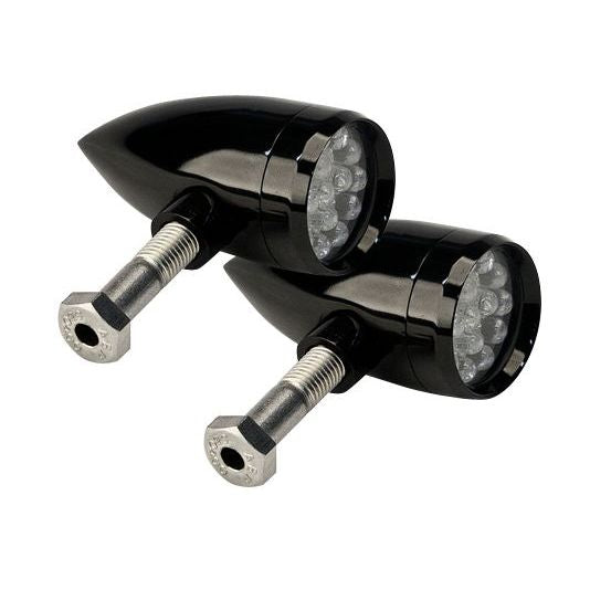 Lazer Star Lights AMBER LED XS POINT BLACK RIGID MOUNT LSK76201A-R