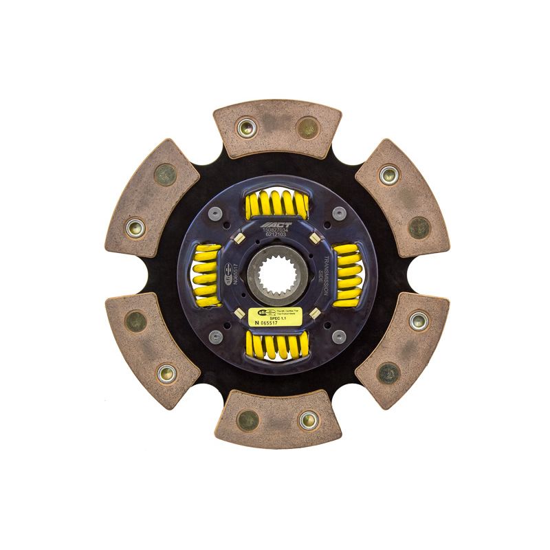 Advanced Clutch Technology 6 Pad Sprung Race Disc ACT-6212103