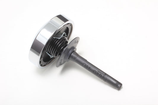 Trans-Dapt Performance Power Steering Pump Cap With Dipstick Gm A-Can Type Saginaw- Chrome 9253