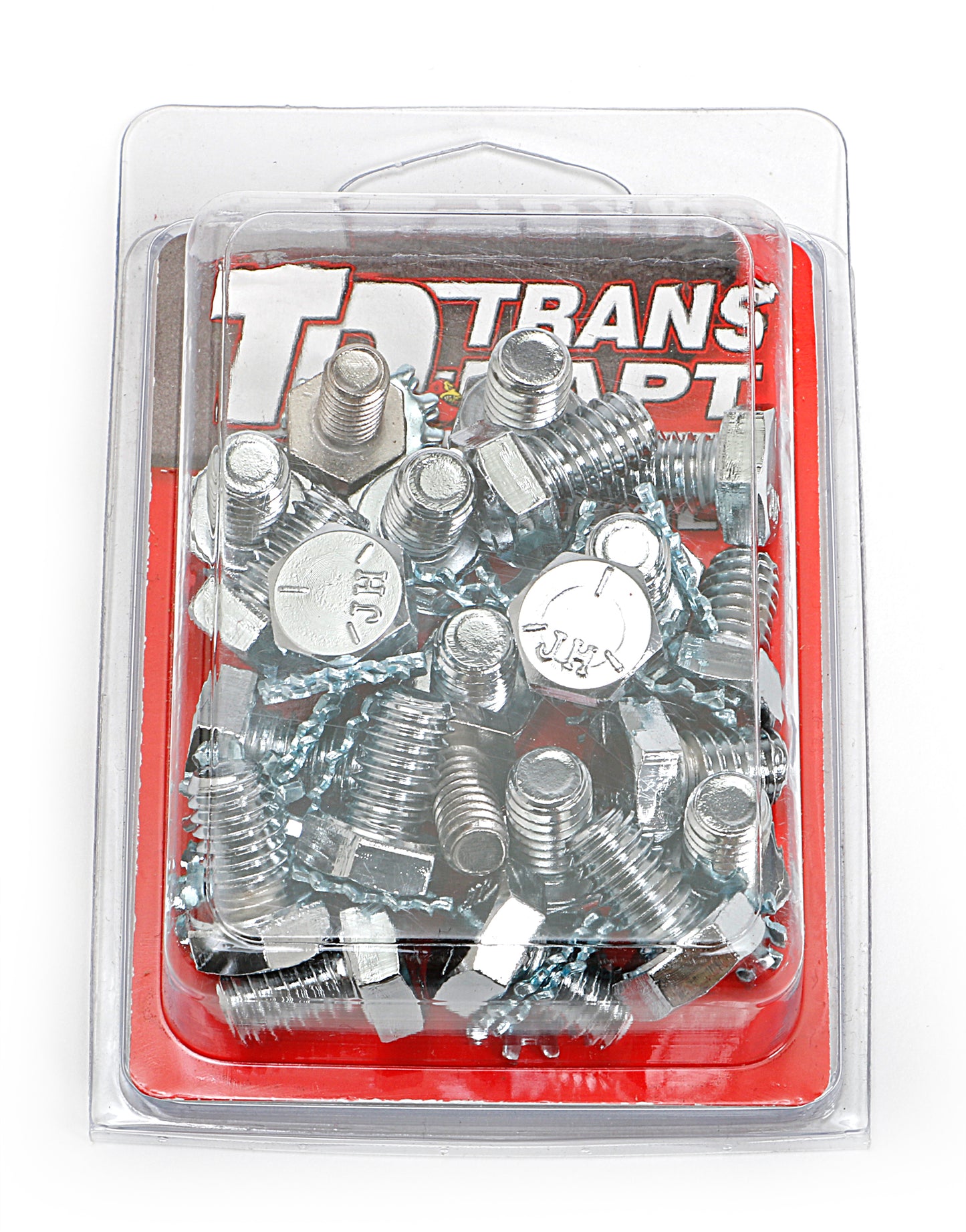 Trans-Dapt Performance Chevy 396-454 Pontiac And Mopar Hex Head Oil Pan Bolt Set- Chrome 9272