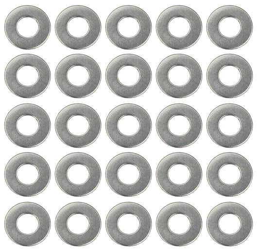 Trans-Dapt Performance 1/4 In. Valve Cover Flat Washers (25 Per Pkg.)- Stainless Steel 9275