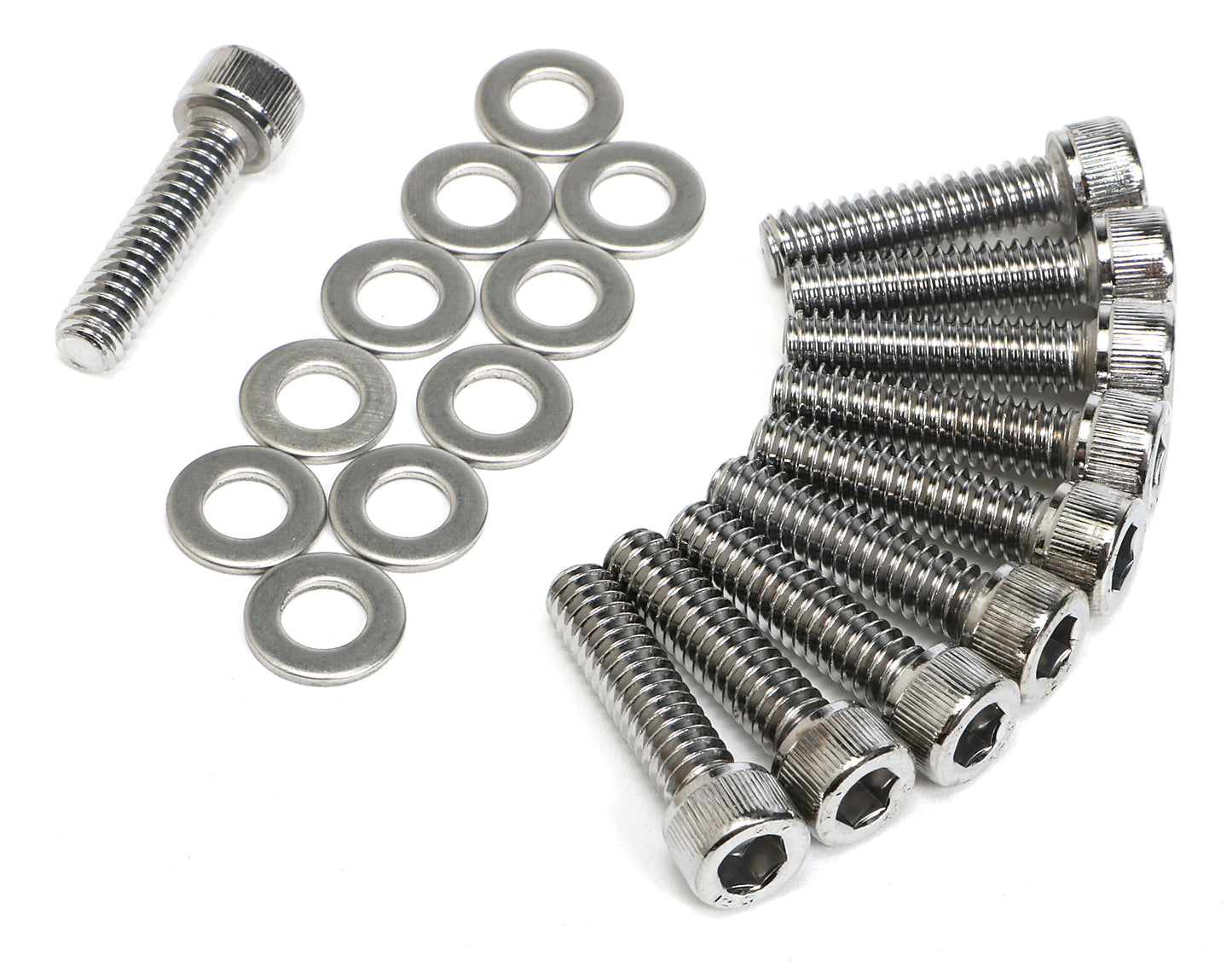 Trans-Dapt Performance Timing Cover Bolt Set; Aluminum Sb Chevy Timing Chain Covers 9284